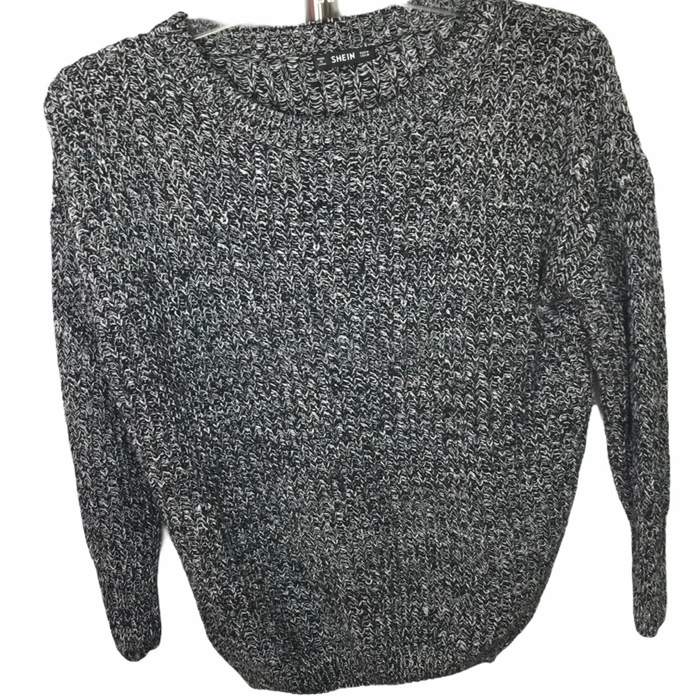 Shein Chunky Scoopneck Knit Sweater